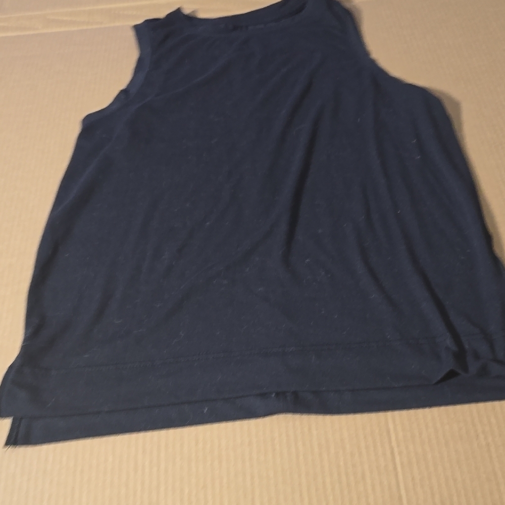 All in Motion Dark Blue Women's Muscle Tee